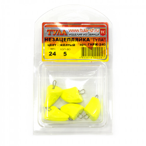 Груз Тула Незацепляйка разборная 32гр желтая