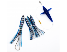 Оснастка троллинговая для ловли тунца/парусника 2.20м тизер 13см Синий