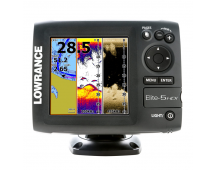 Эхолот Lowrance Elite 5 HDI (83/200+455/800 кГц) c GPS навигатором